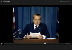 Deep Fakes thematisieren am Beispiel von Nixon und dem Apollo 11 Moon Landing